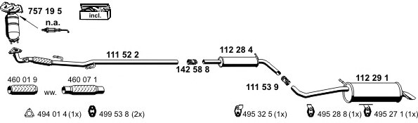 ERNST 060345 Exhaust System